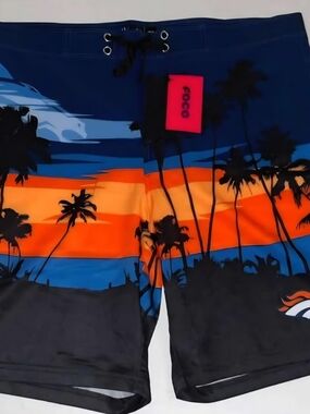 NFL Team Denver Broncos Board Shorts